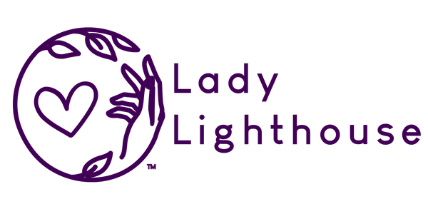 Lady Lighthouse logo with TM and transparent background