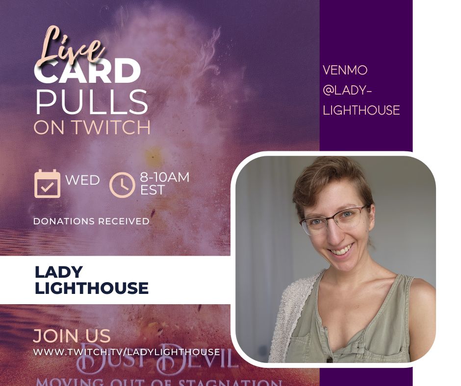 live card pulls on twitch wednesday 8-10am est - twitch.tv/ladylighthouse