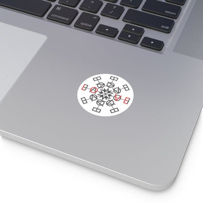 Power Symbol Red Highlight Vinyl Sticker – A Reminder of the Love Within - lady lighthouse