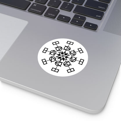 Power Symbol Black Vinyl Sticker – A Reminder of the Love Within - lady lighthouse