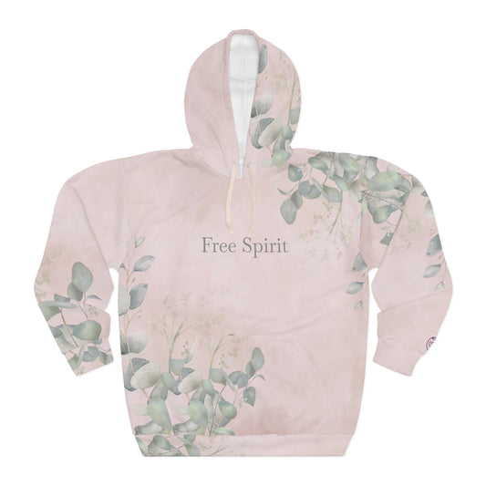 Free Spirit Botanical Unisex Pullover Hoodie – Cozy Floral Design for Nature Lovers XS - Lady Lighthouse