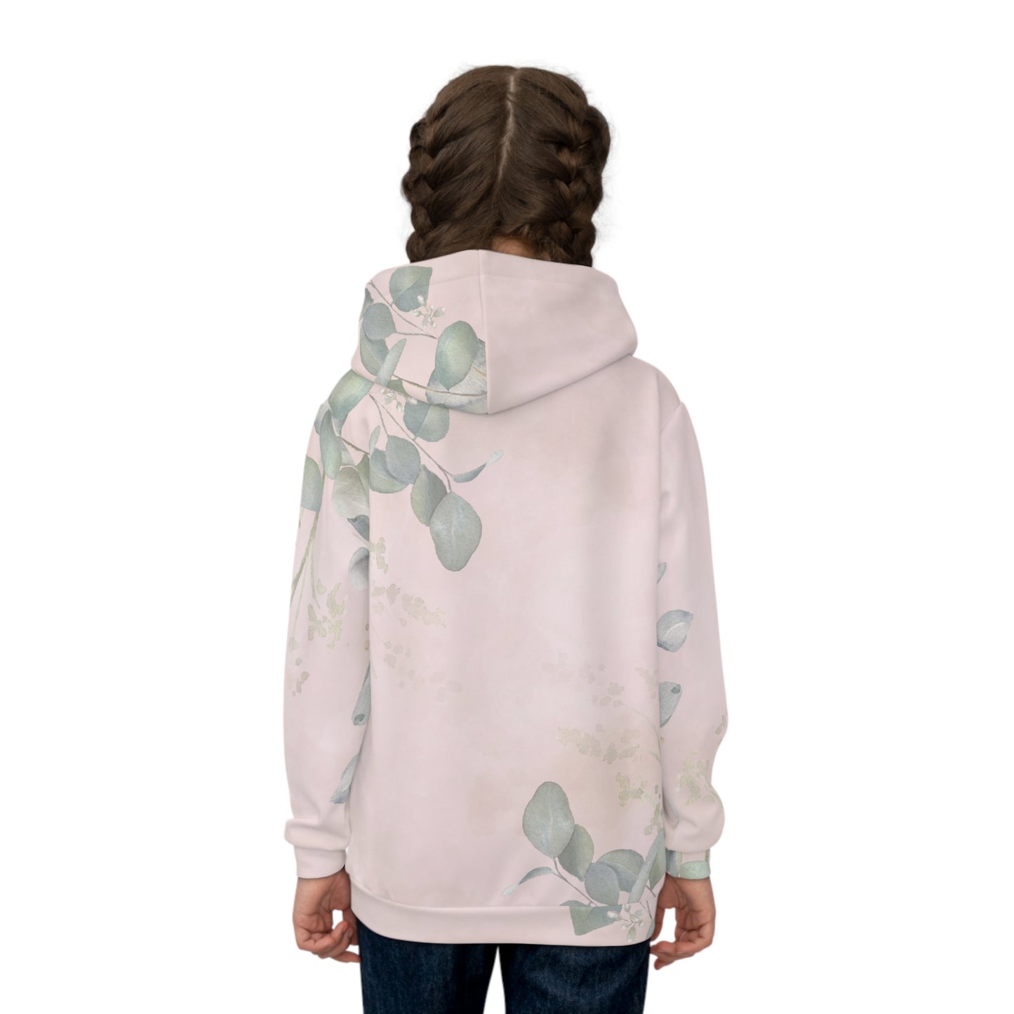 Free Spirit Children's Hoodie - Pastel Floral Design for Young Dreamers 2XS - Lady Lighthouse