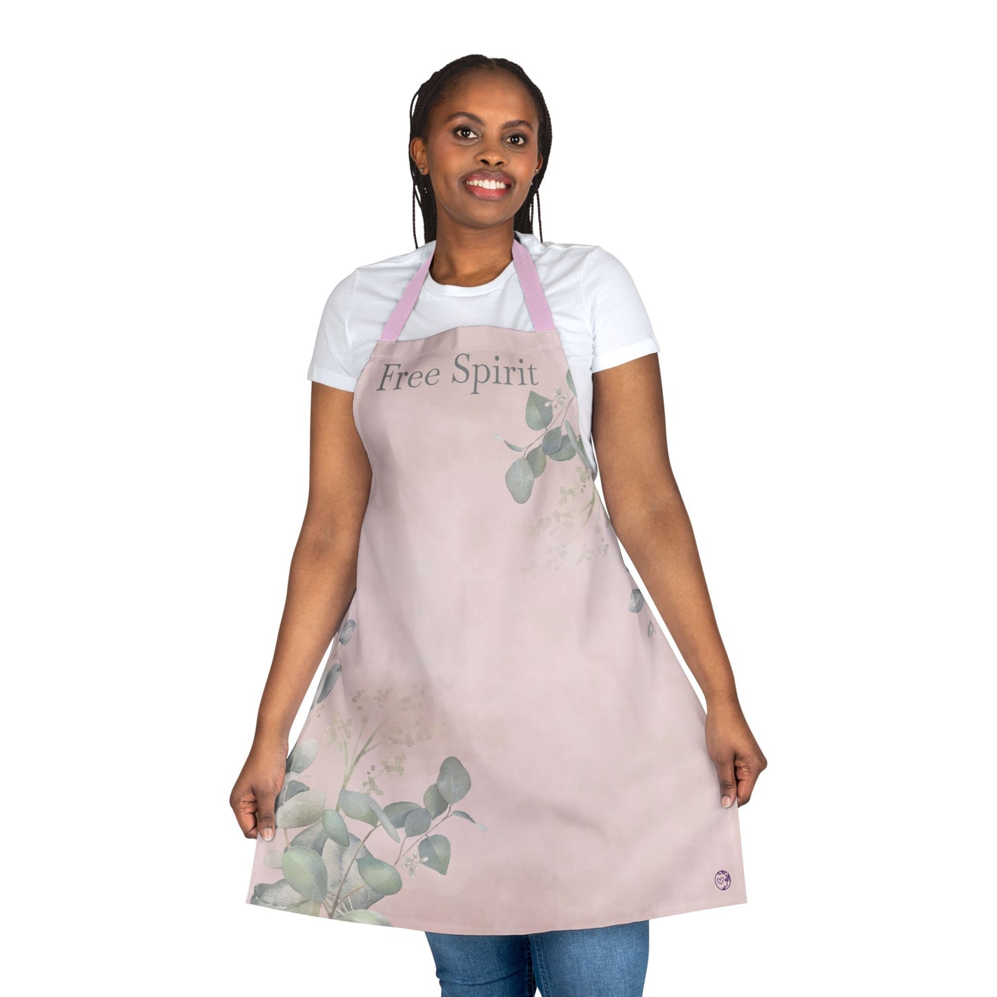 Free Spirit Floral Pastel Apron – Artistic & Stain - Resistant for Creatives One size - Lady Lighthouse