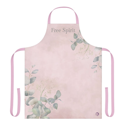 Free Spirit Floral Pastel Apron – Artistic & Stain - Resistant for Creatives One size - Lady Lighthouse
