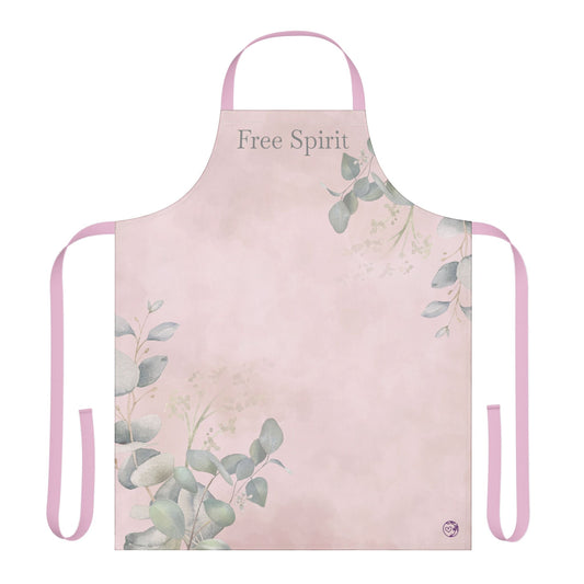 Free Spirit Floral Pastel Apron – Artistic & Stain - Resistant for Creatives One size - Lady Lighthouse