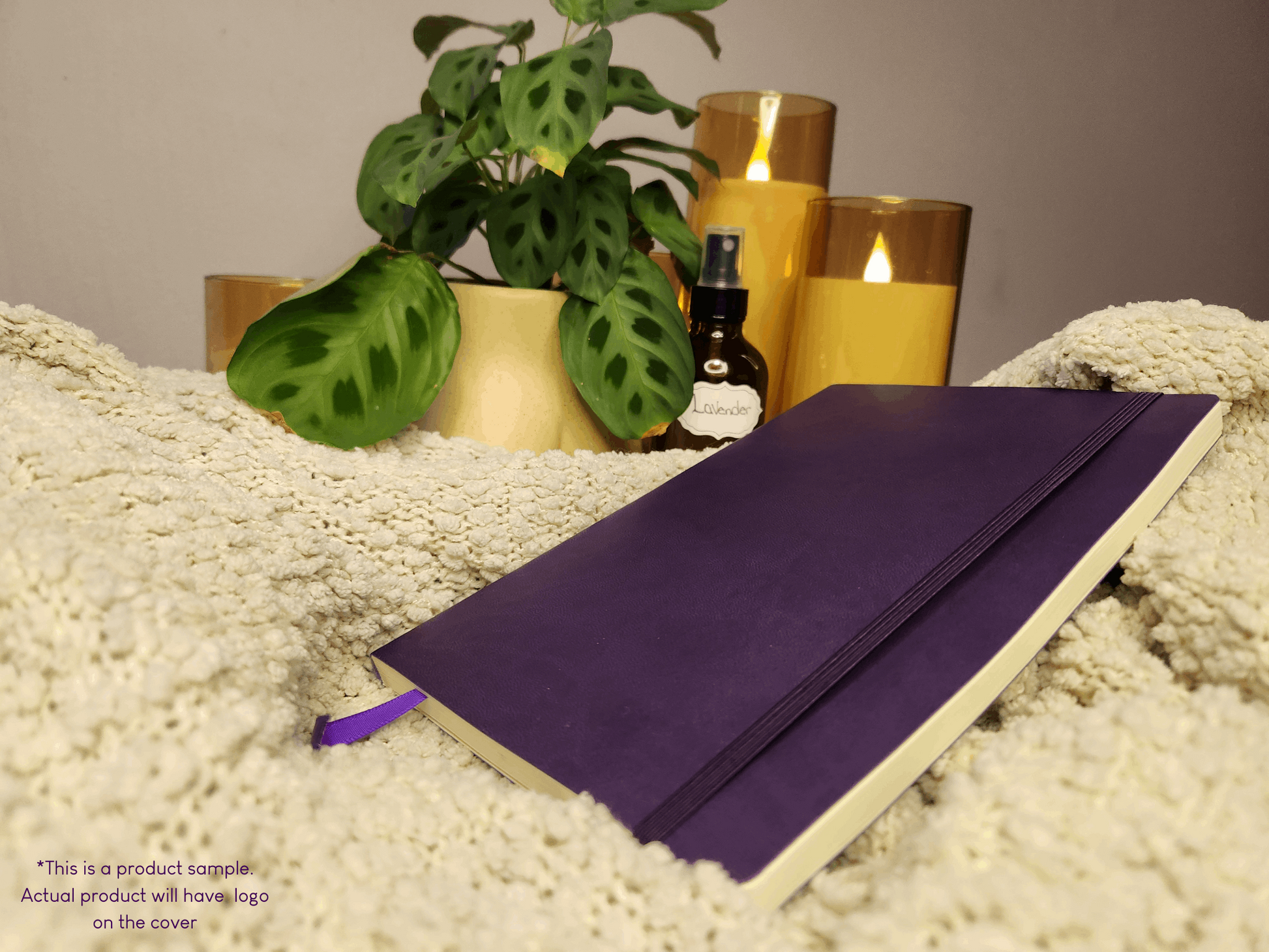 LIMITED TIME Soft Bound Luxurious Purple Journal Lady Lighthouse