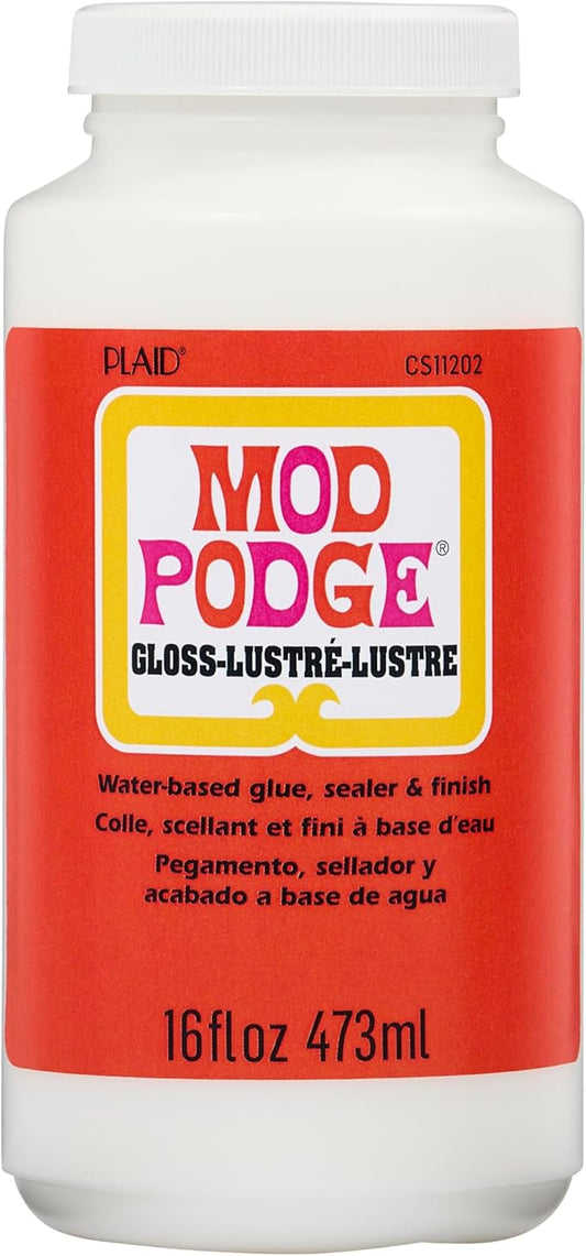 Mod Podge Gloss Sealer, Glue & Finish: All-in-One Craft Solution Lady Lighthouse