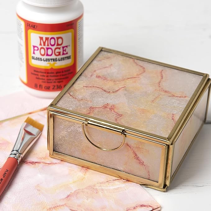 Mod Podge Gloss Sealer, Glue & Finish: All-in-One Craft Solution Lady Lighthouse