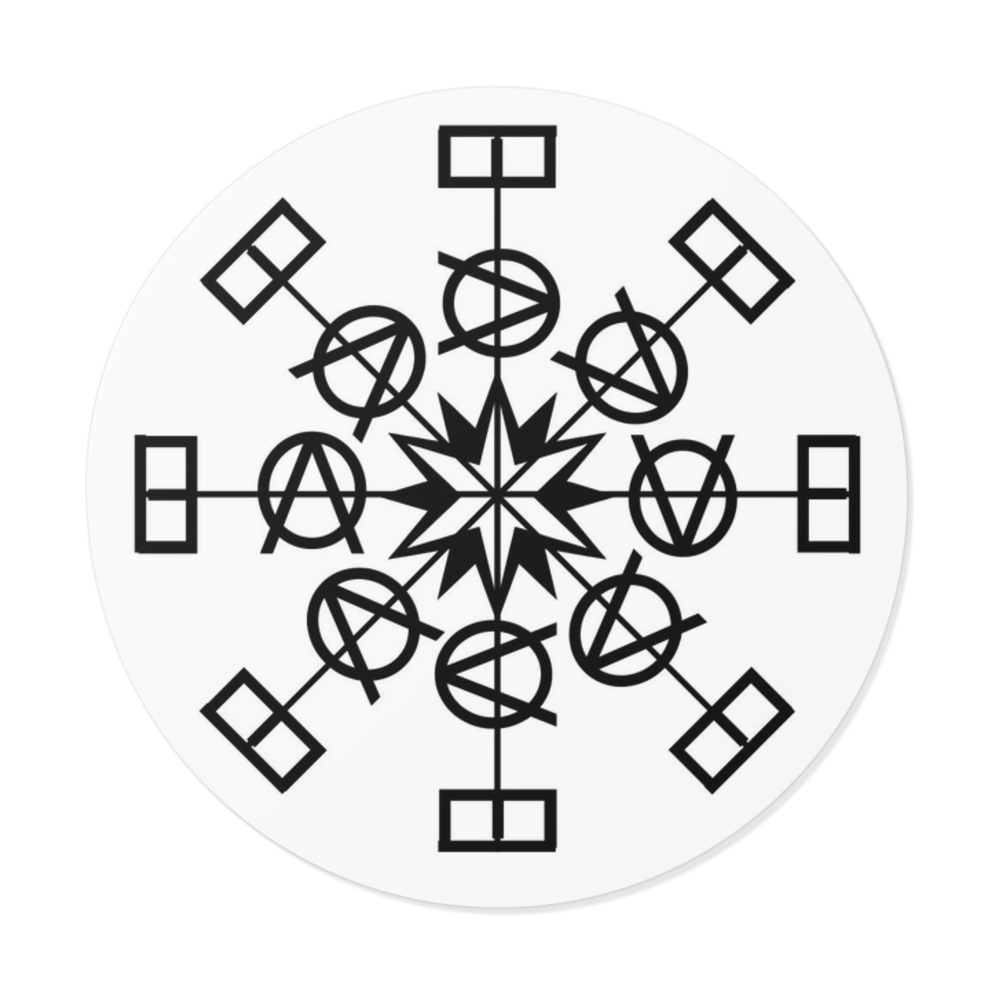 Power Symbol Black Vinyl Sticker – A Reminder of the Love Within - lady lighthouse