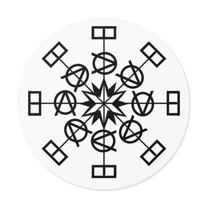 Power Symbol Black Vinyl Sticker – A Reminder of the Love Within - lady lighthouse