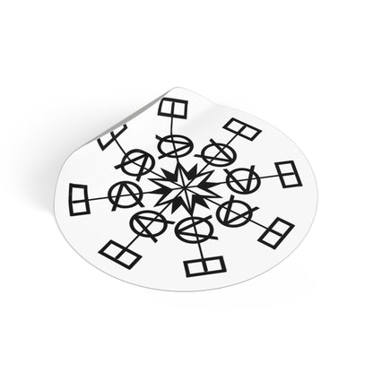 Power Symbol Black Vinyl Sticker – A Reminder of the Love Within